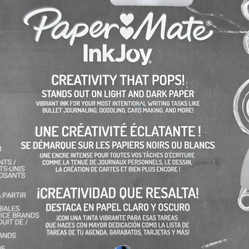 Paper Mate InkJoy Gel Pens 0.7mm Medium Point Bright Colors 6 Pack New - Picture 9 of 12